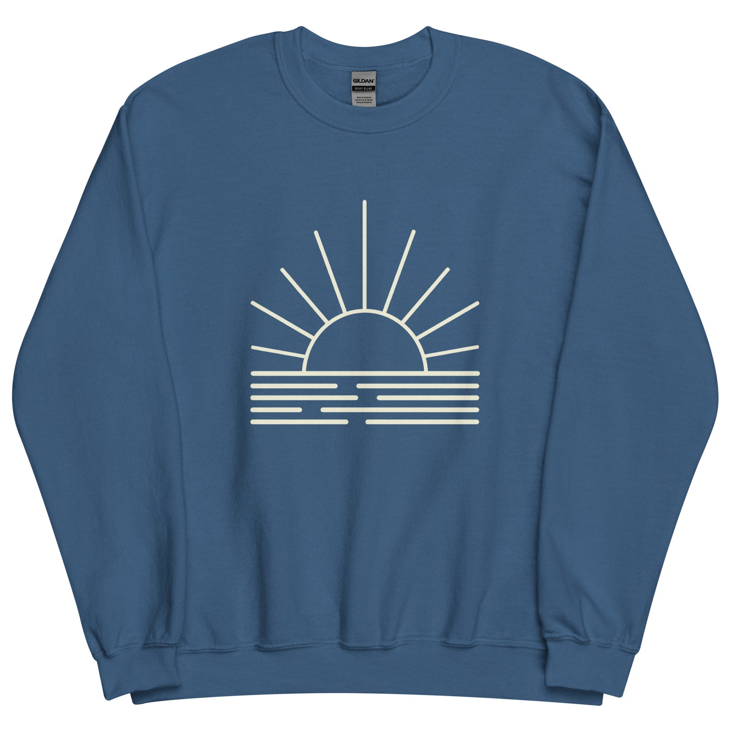 Customizable Indigo Blue Unisex Sweatshirt