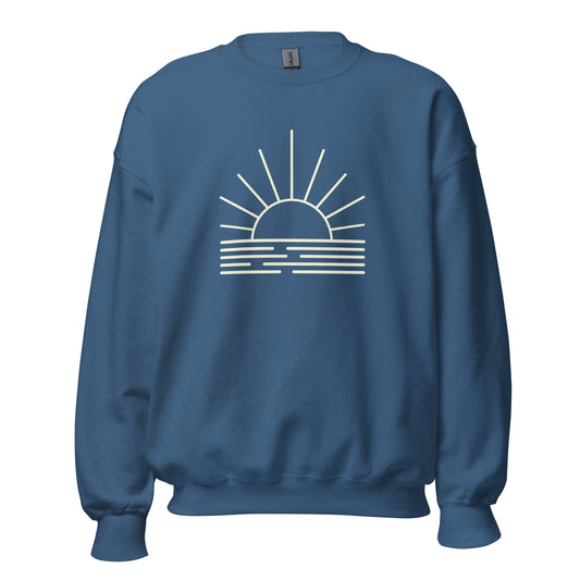 Customizable Indigo Blue Unisex Sweatshirt